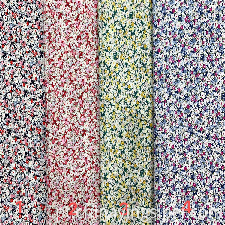 100% cotton plain poplin digital printed fabric